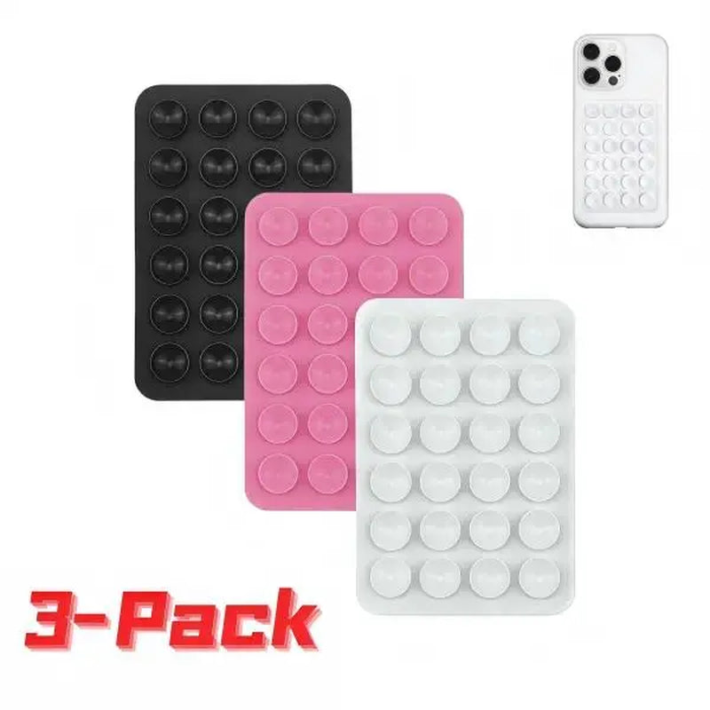 3-Pack Silicone Phone Grip Mount